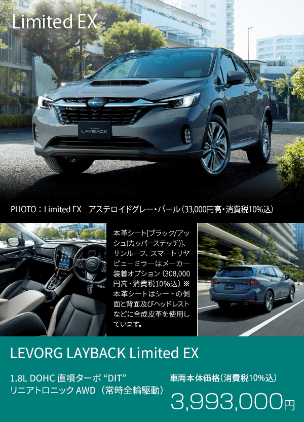 LEVORG LAYBACK Limited EX