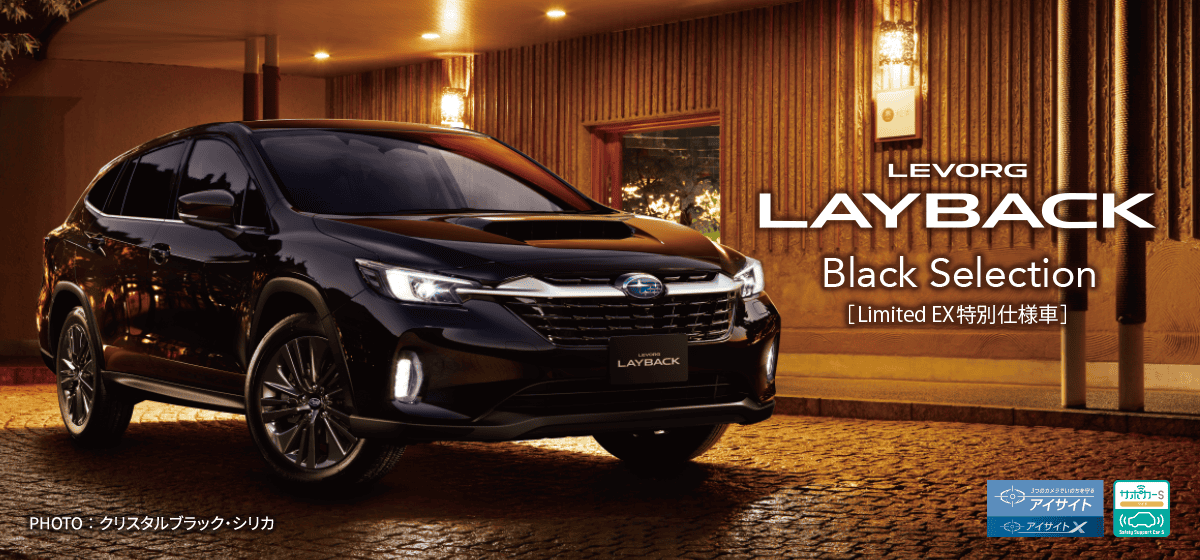 LEVORG LAYBACK Black Selection